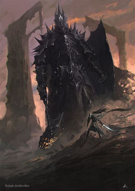 Fingolfin challenges Morgoth at gates of angbang. - 9GAG