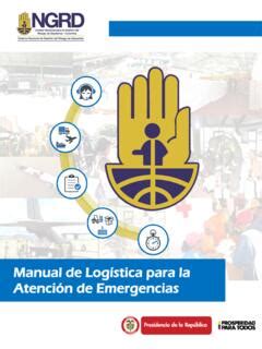 Manual de Logística para la Atención de Emergencias manual de log 237