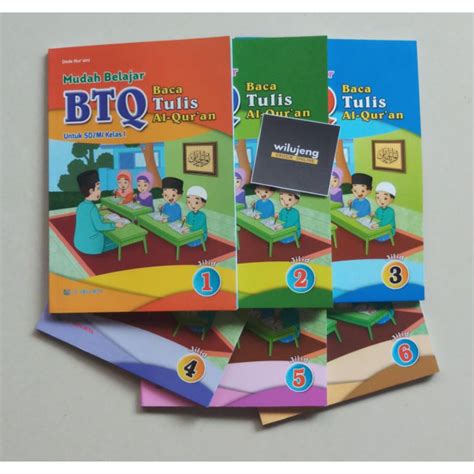 Jual Buku Btq Baca Tulis Quran Sd Mi 1 2 3 4 5 6 Arya Duta Terbaru