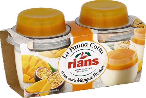 Rians La Panna Cotta Et Son Coulis Vendeur