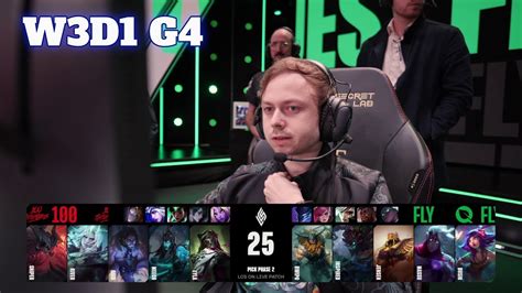 100 Vs FLY Week 3 Day 1 S14 LCS Spring 2024 100 Thieves Vs FlyQuest