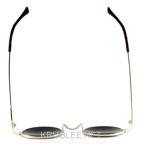 Очки солнцезащитные круглые темно-серые без носоупоров Panduora ...