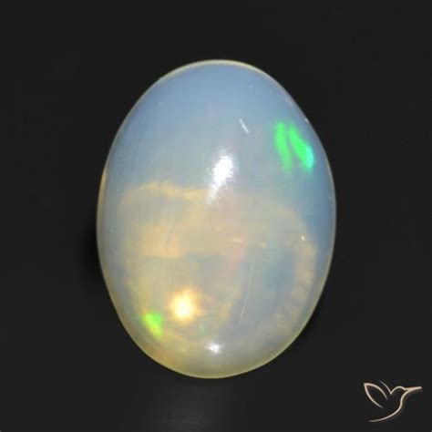 1 24 Carat Oval Opal Gemstone Loose Certified Opal From Ethiopia