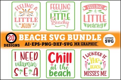 Beach Svg Bundle Bundle · Creative Fabrica