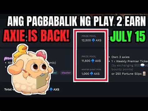 6 000 Month Pwedeng Kitain Sa Axie Axie Origins Update YouTube