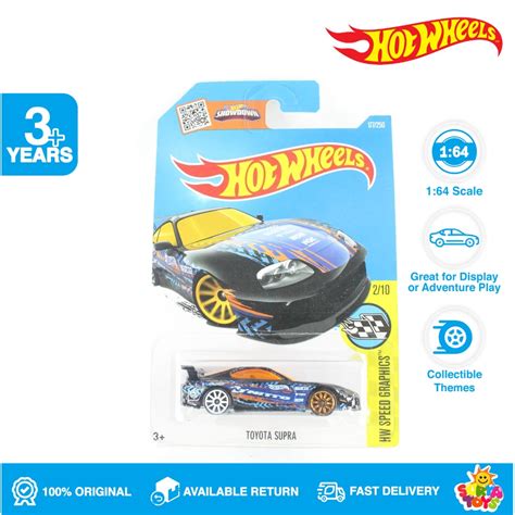 Jual Hot Wheels Toyota Supra Hw Speed Graphics Black Shopee Indonesia