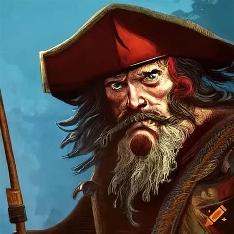 Blackbeard The Pirate In Narnia On Craiyon