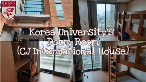 Korea University S Dorm Room Tour Cj International House Anam