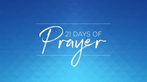 21 Days of Prayer – Stevens Creek Church