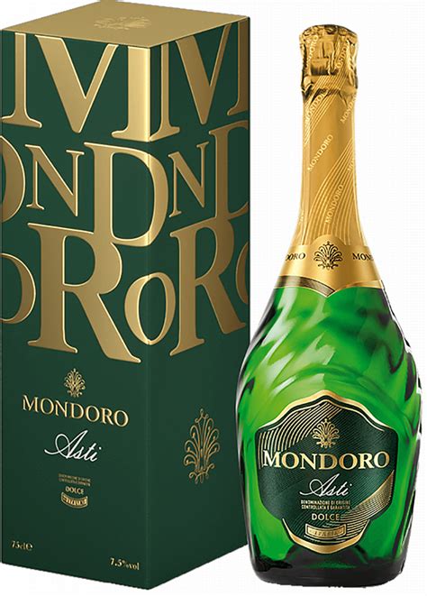 Игристое вино белое сладкое Mondoro Asti DOCG Campari (gift box) 0.75 л ...