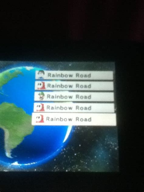 Everyone in Mario Kart 7 picked Rainbow Road : r/mildlyinteresting