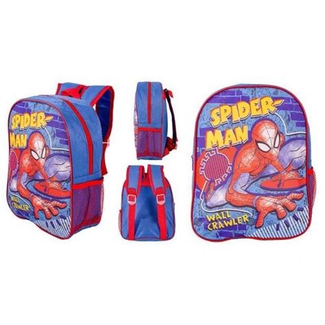 Sac Dos Spiderman Gar On Cole Maternelle Go Ter Cm Wall Crawler