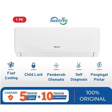 Jual Ac Gree Pk Inverter Gwc F S Shopee Indonesia