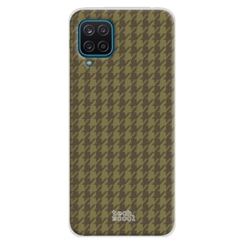 Techcool Capa de Silicone para Samsung Galaxy A12 L Pata Padrão de