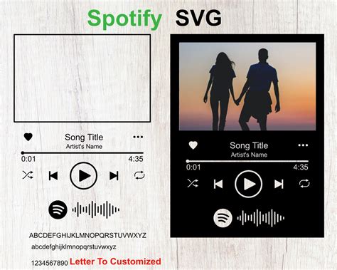 Spotify Glaskunst Spotify Glas Svg Musik Player Svg Etsy