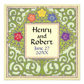 Wedding Invitations For A Same Sex Marriage Ceremony