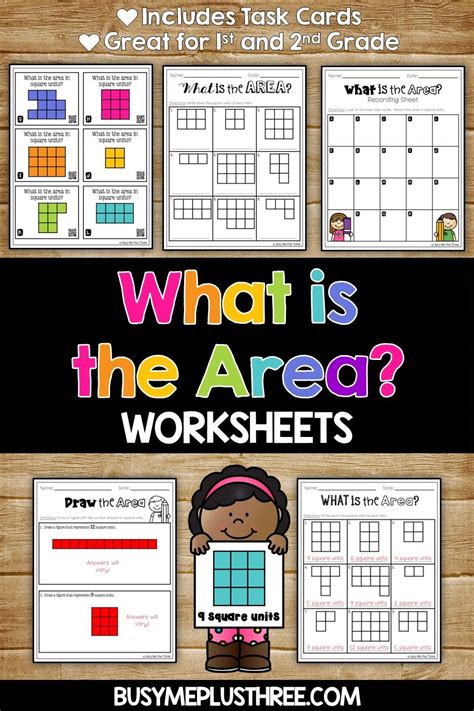 What Is The Area Answer This Question With These Printable Worksheets