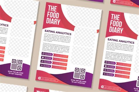 Food Diary Vertical Flyer Graphic By Noory Shopper Creative Fabrica