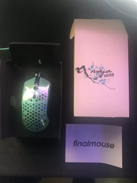 FINALMOUSE AIR58 NINJA Gaming Mouse - Cherry Blossom Blue £134.29 - PicClick UK