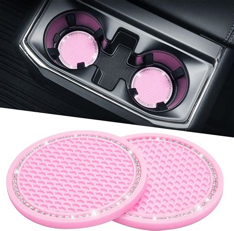 Amazon Smeyta Car Cup Coaster 2 Pack Bling Car Accessories