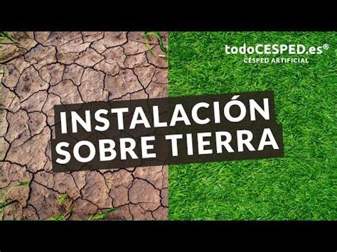 A Sign That Reads Instalcion Sobbre Tierra On The Grass And Dirt