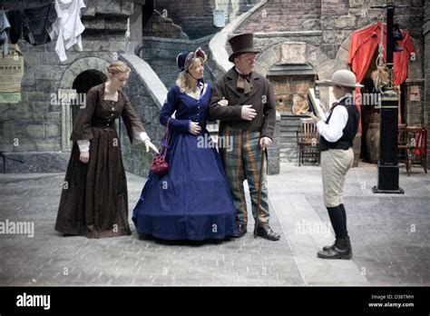 Actors portraying Dickensian characters Stock Photo - Alamy