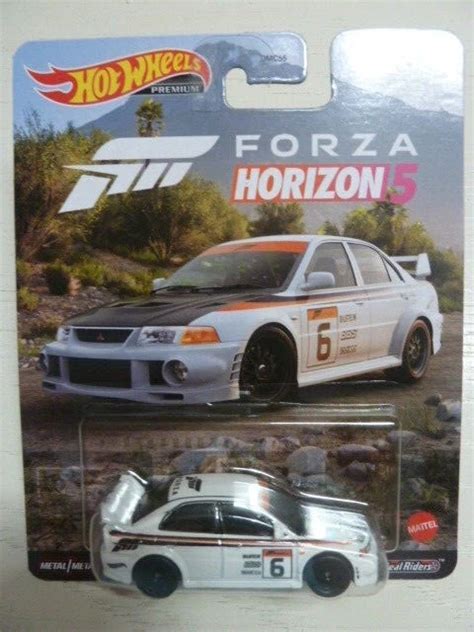 HOT WHEELS PREMIUM FORCE HORIZON MITSUBISHI LAUNCHER EVOLUTION VI PicClick UK