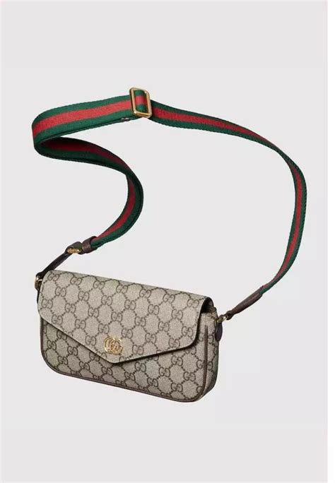 Jual Gucci Gucci Ophidia Mini Bag Beige Ebony Original Zalora