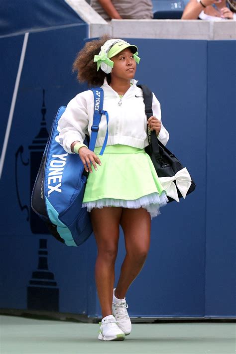 Naomi Osakas Bright Green Us Open Look Is Covered In Bows