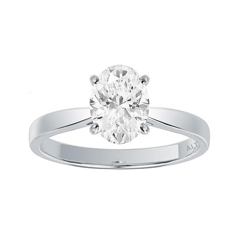 Altr Lab Grown Oval Diamond Solitaire Engagement Ring In White Gold Zsr29 150ih A Borsheims