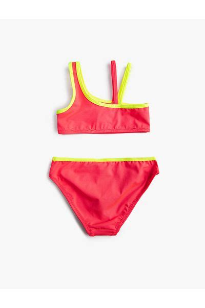Koton Narancs Gyerekek Bikini Szettek St Lusok Rak Trendyol