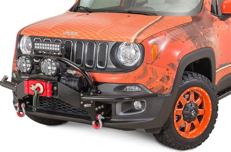 Daystar Front Winch Bumper Mount For 15 18 Jeep Renegade Bu