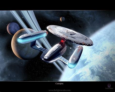 Starfleet ships — Ambassador-class starship by www.thelightworks.com