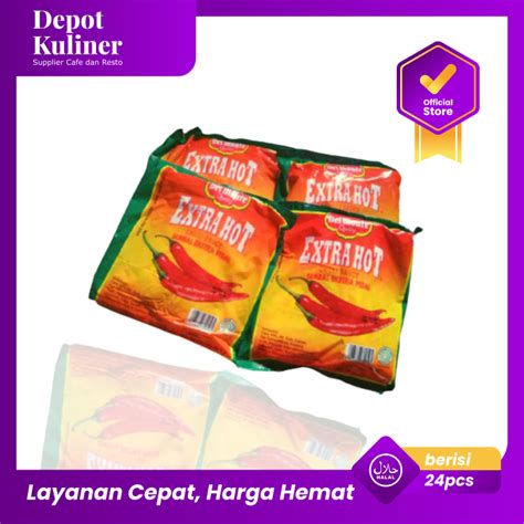 Delmonte Extra Hot Saus Sambal Sachet Isi 24 Pcs Del Monte Lazada Indonesia