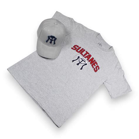 Combo Playera Y Gorra Sultanes Monterrey Gris Y Gris GCM Caps