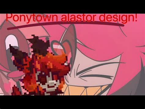 Alastor Pony Town Design StrawberryMilk YouTube