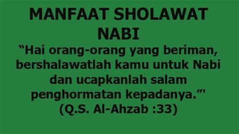 Sambut Maulid Nabi 1443 Hijriyah Anjuran Dan Manfaat Membaca Sholawat