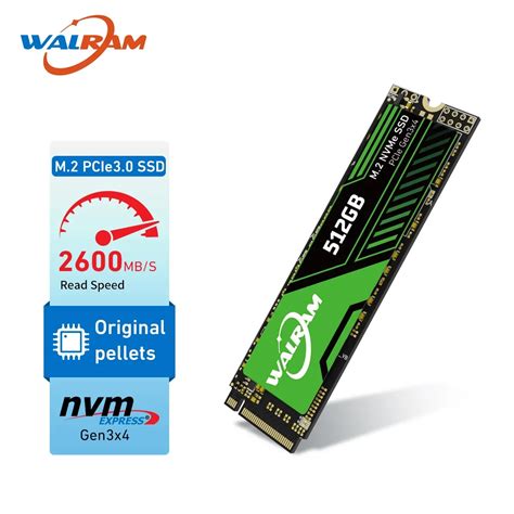 WALRAM M2 SSD 128GB 256GB 512GB 1TB SSD Hard Drive SSD M2 NVMe PCIe 3 0