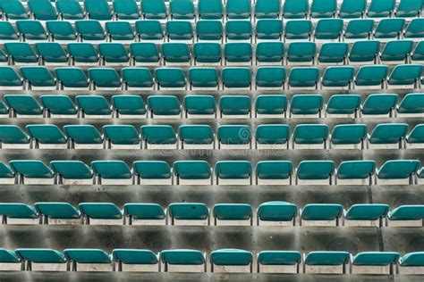 Rows of Seats on the Stadium Stock Image - Image of field, green: 104609175