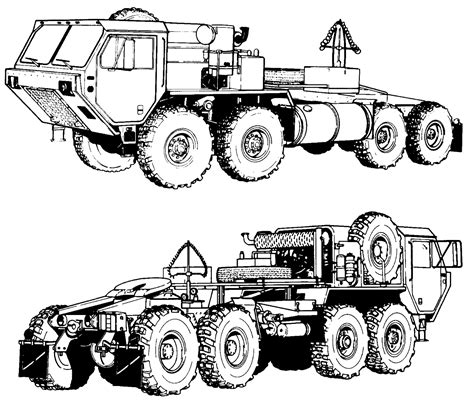 Semi Truck Outline Drawing at GetDrawings | Free download