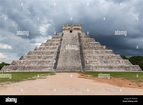 Chichen Itza Also Known As El Castillo Is A Maya Ruin In Mexico It