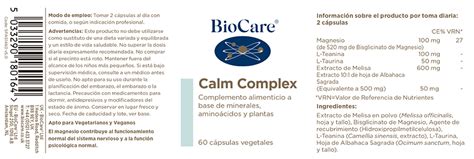 Calm Complex Biocare Y Acacia Profesionales Productos Naturales