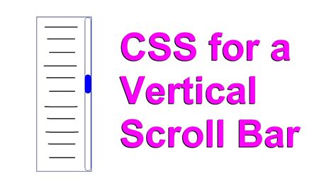 How To Create A Vertical Scrollbar In HTML Part 1 2 YouTube