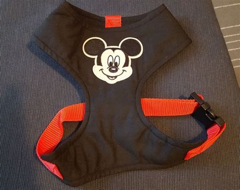 Handcrafted Cute Mickey Mouse Dog Harness Pug Shihtzu Westie Disney