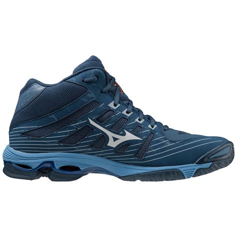 Wave Voltage Mid - Blue | Vegan Shoes | Mizuno Europe