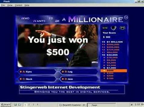 Who Wants To Be Millionaire Flash Game - mrever