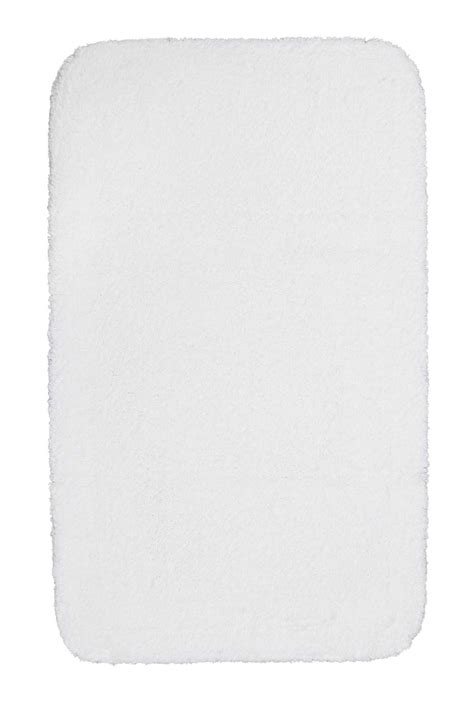 Tapis De Bain Doux Blanc Coton X Ole Leroy Merlin