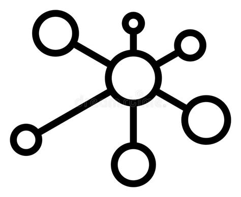 Nodes Connections Interface Symbol Of Circles Connected By Lines Icon