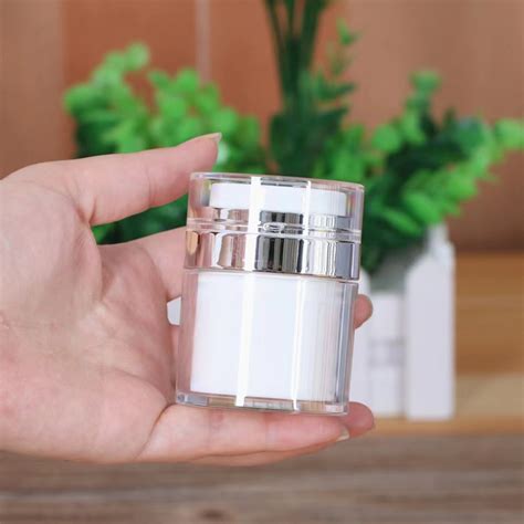 15ml 30ml 50ml Luxury Round Shape Empty Acrylic Empty Cream Cosmetic