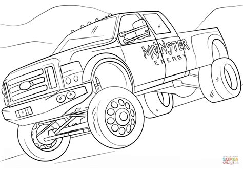 Free Printable 4 Wheel Drive Trucks Coloring Pages - DenisseeonSantana